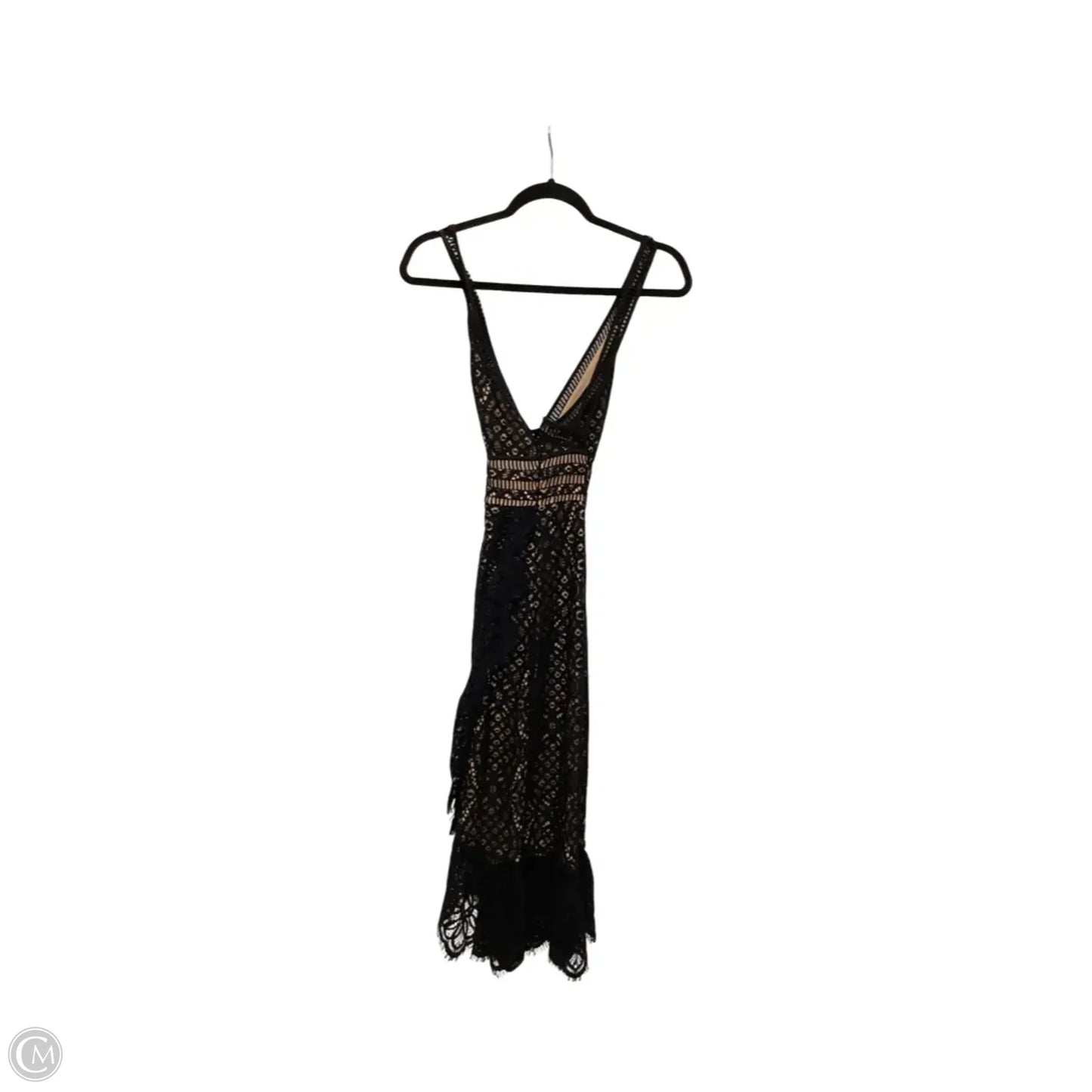 Designer Dress Casual Maxi By Lovers + Friends In Black, Size: S