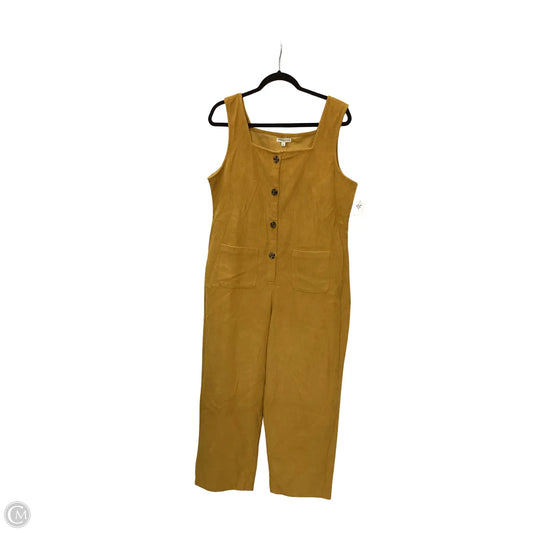 Jumpsuit By Earthbound In Yellow, Size: L