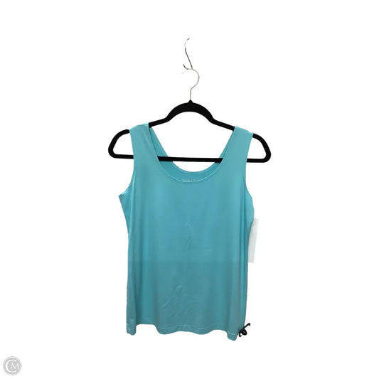 Top Sleeveless Basic By Chicos In Blue, Size: M
