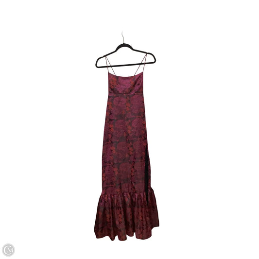 Dress Party Long By Lulus In Floral Print, Size: M
