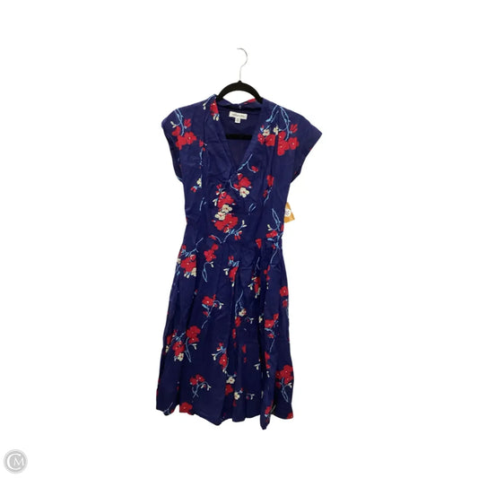 Dress Casual Midi By EMILY AND FIN  In Blue, Size: M