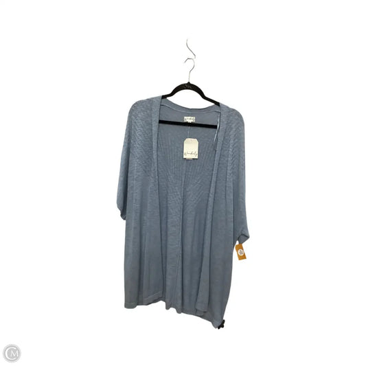 Cardigan By Wonderly In Blue, Size: Xl
