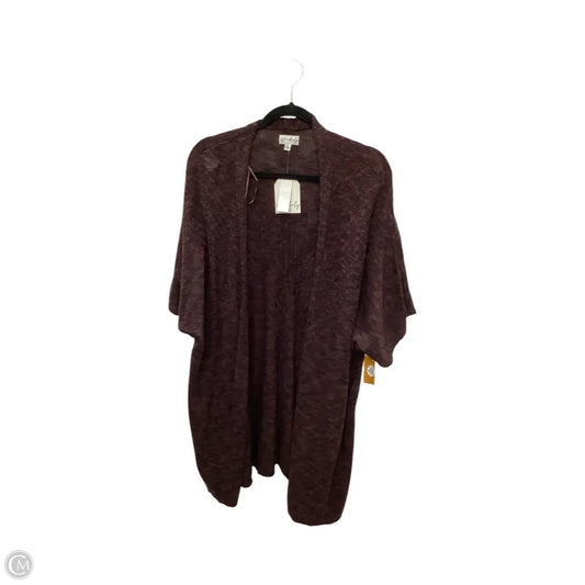 Cardigan By Wonderly In Brown, Size: Xl