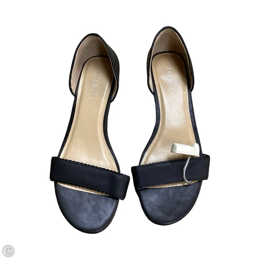 Shoes Flats By Talbots In Black, Size: 10