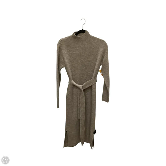Dress Sweater By New Look In Brown, Size: S