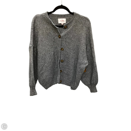 Cardigan By Pink Rose In Grey, Size: Xs