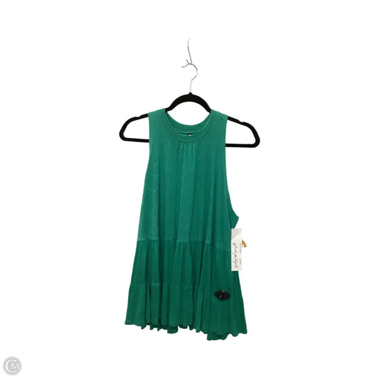 Blouse Sleeveless By Free People In Green, Size: Xs