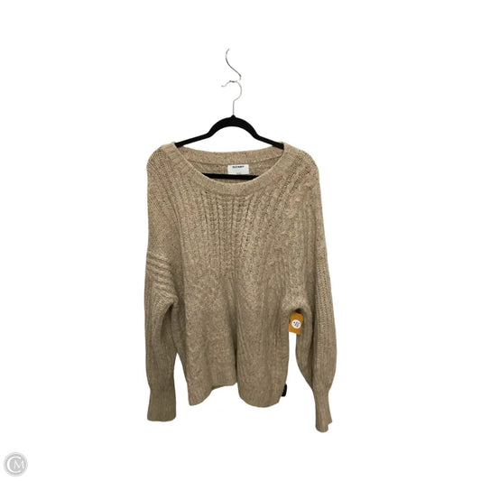 Sweater By Old Navy In Beige, Size: L