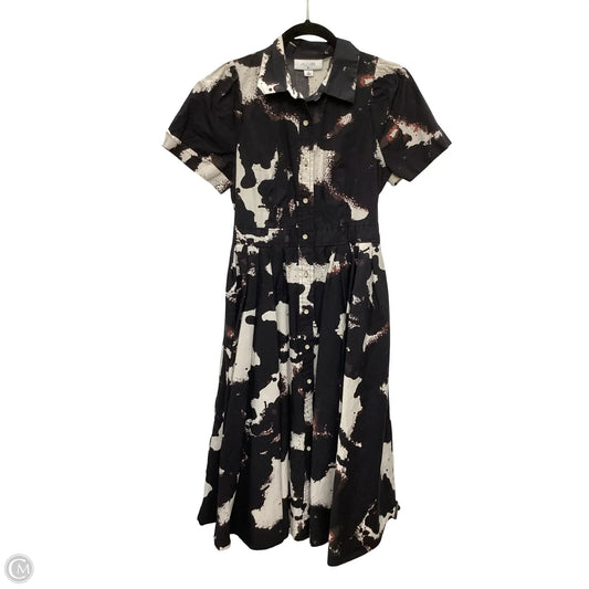 Dress Casual Maxi By Clothes Mentor In Black & Brown, Size: S