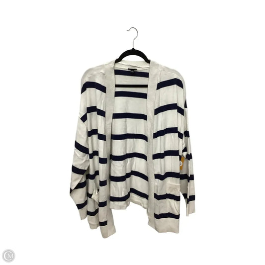 Cardigan By Torrid In Striped Pattern, Size: 3x