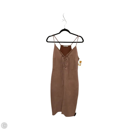 Dress Casual Midi By Papaya In Orange, Size: L