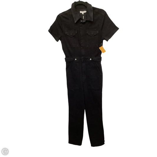 Jumpsuit By Good American In Black Denim, Size: 2