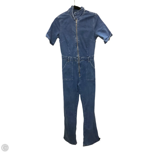 Jumpsuit By Mng In Blue Denim, Size: M