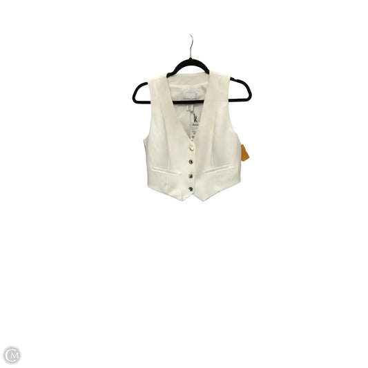 Vest Designer By Christian Lacroix In Cream, Size: Xs