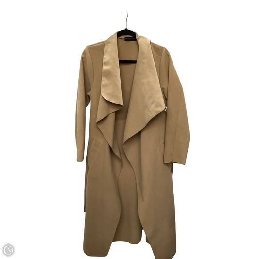 Coat Peacoat By Clothes Mentor In Tan, Size: M