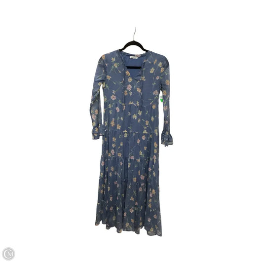 Dress Casual Midi By Patrons Of Peace In Floral Print, Size: Xs
