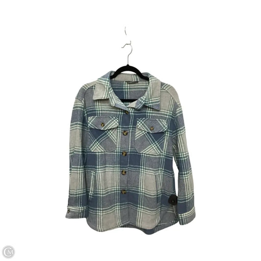Coat Other By Clothes Mentor In Plaid Pattern, Size: S