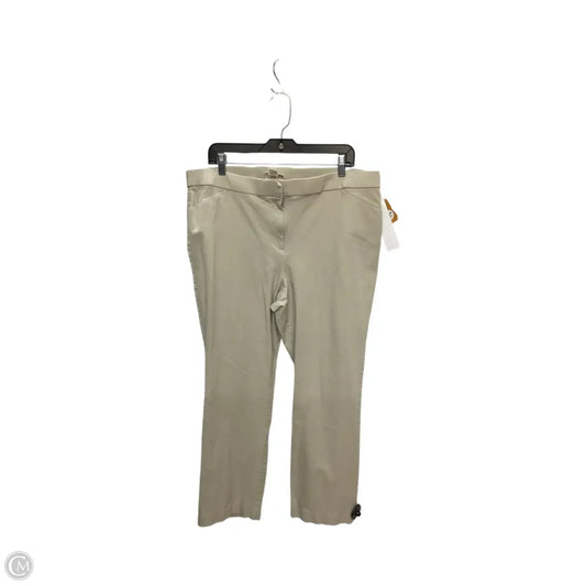 Pants Chinos & Khakis By Chicos In Cream, Size: Xl