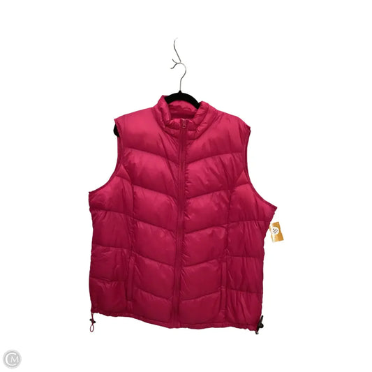 Vest Puffer & Quilted By PRINCESS CRUISES In Pink, Size: Xxl