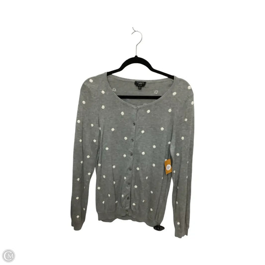 Cardigan By Talbots In Polkadot Pattern, Size: M