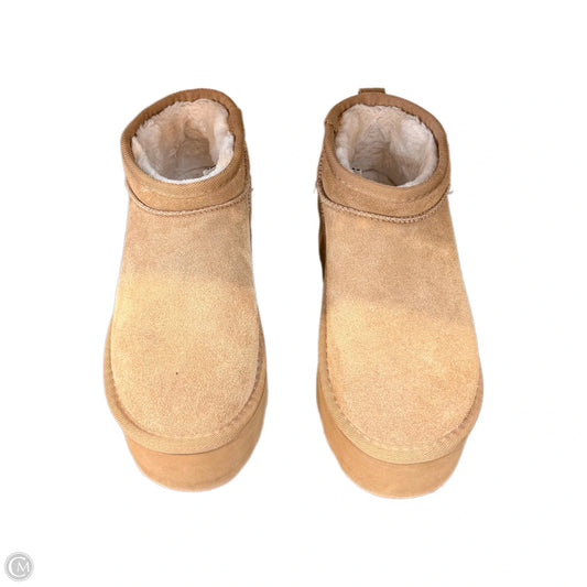 Boots Ankle Flats By Cushionaire In Brown, Size: 6