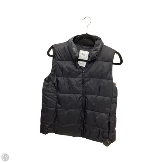 Vest Puffer & Quilted By Gap In Black, Size: M