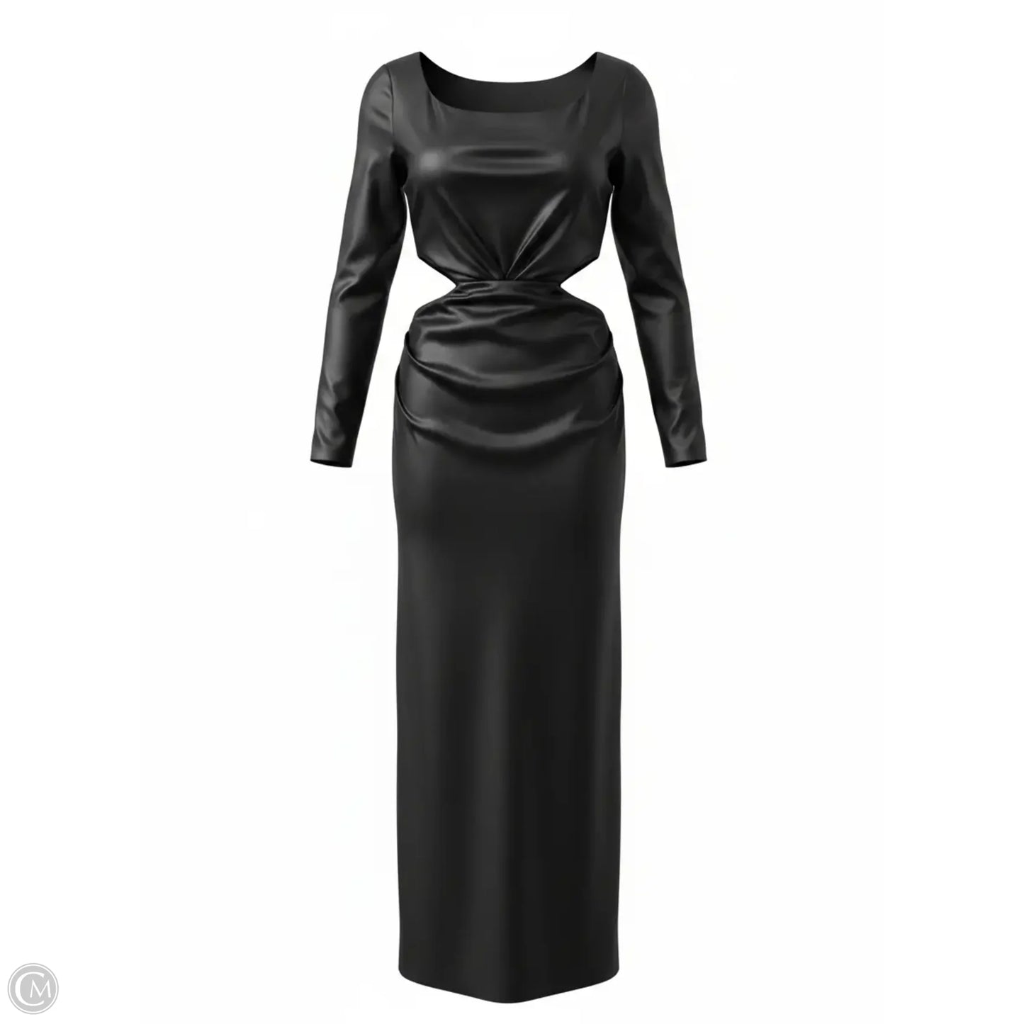 Dress Party Long By Princess Polly In Black, Size: 6