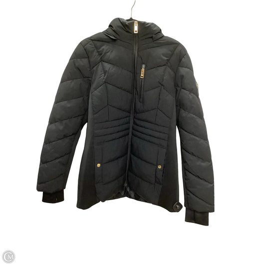 Jacket Puffer & Quilted By Michael By Michael Kors In Black, Size: L