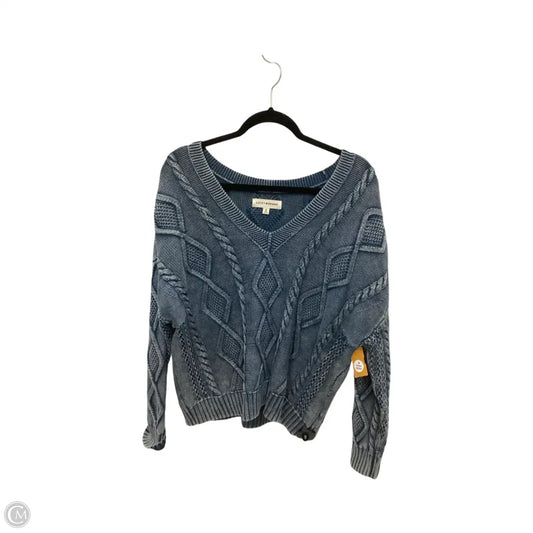 Sweater By Lucky Brand In Blue, Size: Xl
