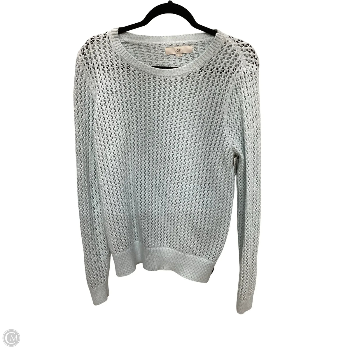 Sweater By Loft In Blue, Size: L