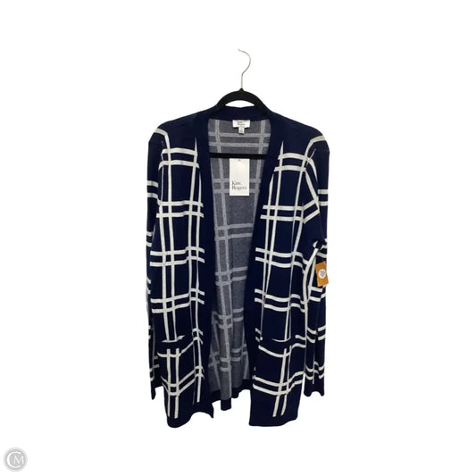 Cardigan By Kim Rogers In Navy, Size: Xl