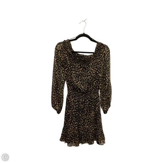 Dress Casual Short By Fate In Animal Print, Size: S