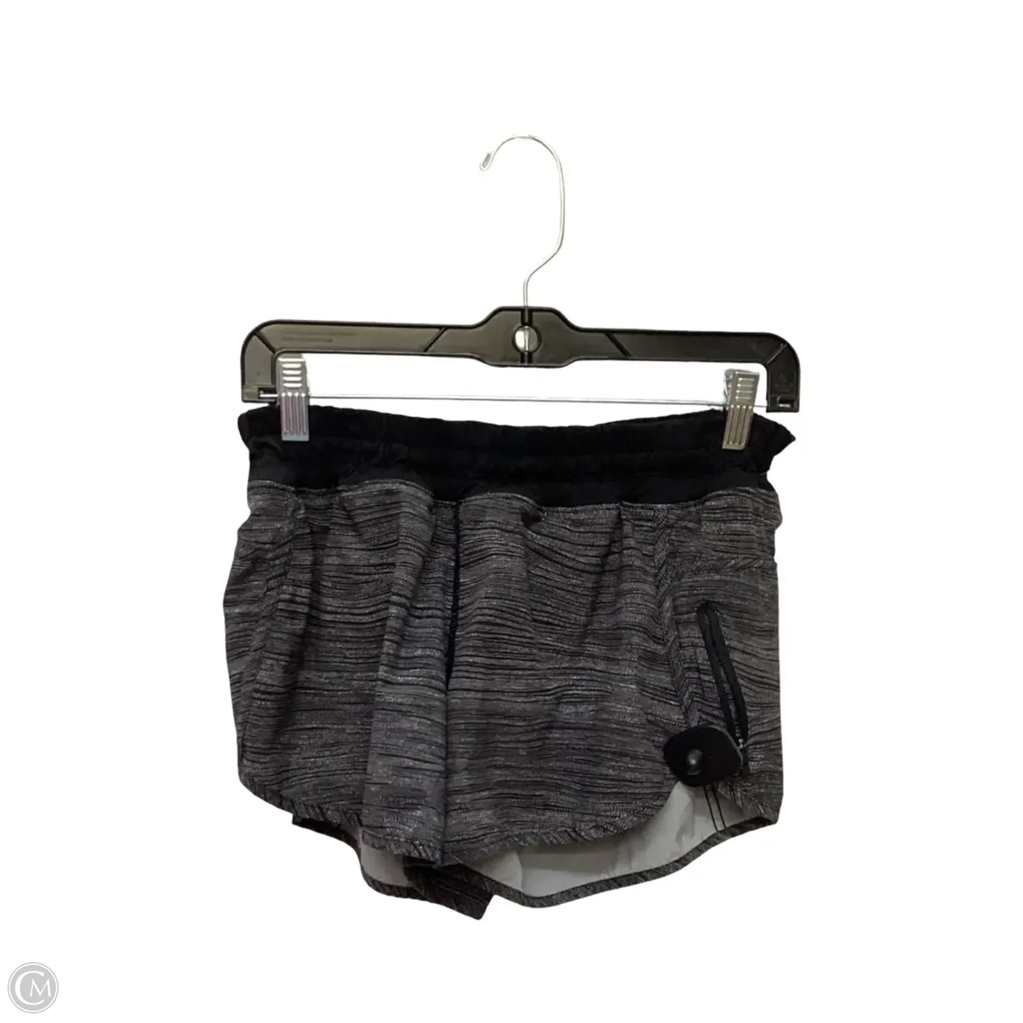 Athletic Shorts By Lululemon In Grey, Size: 8