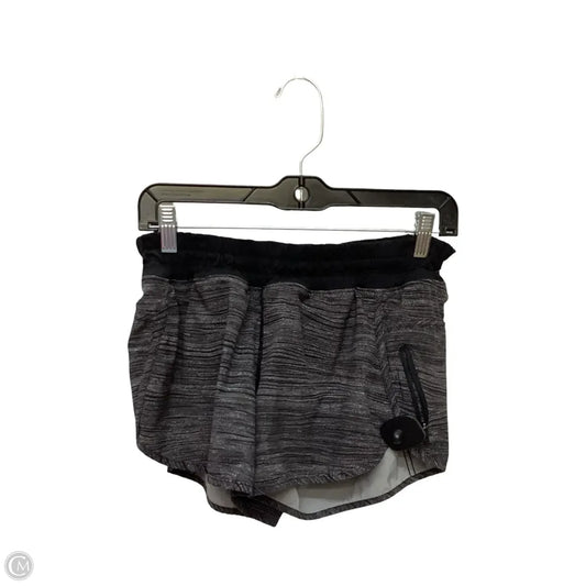 Athletic Shorts By Lululemon In Grey, Size: 8