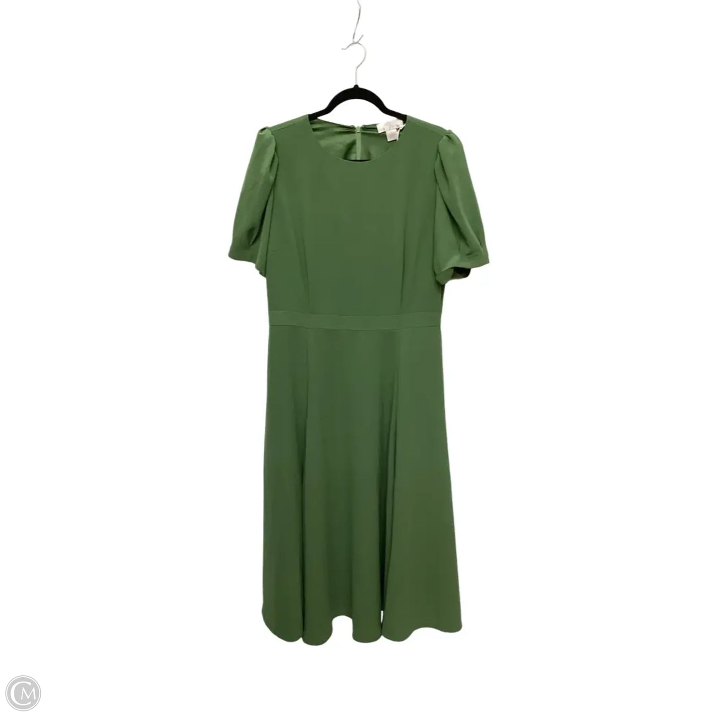 Designer Dress Casual Midi By Rachel Parcell In Green, Size: L