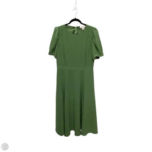 Designer Dress Casual Midi By Rachel Parcell In Green, Size: L