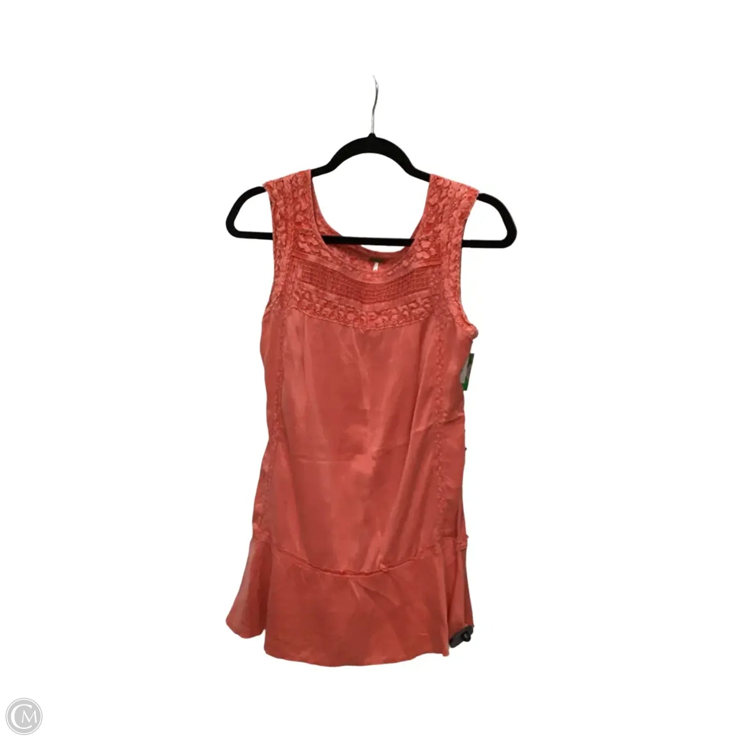 Blouse Sleeveless By Free People In Orange, Size: 8