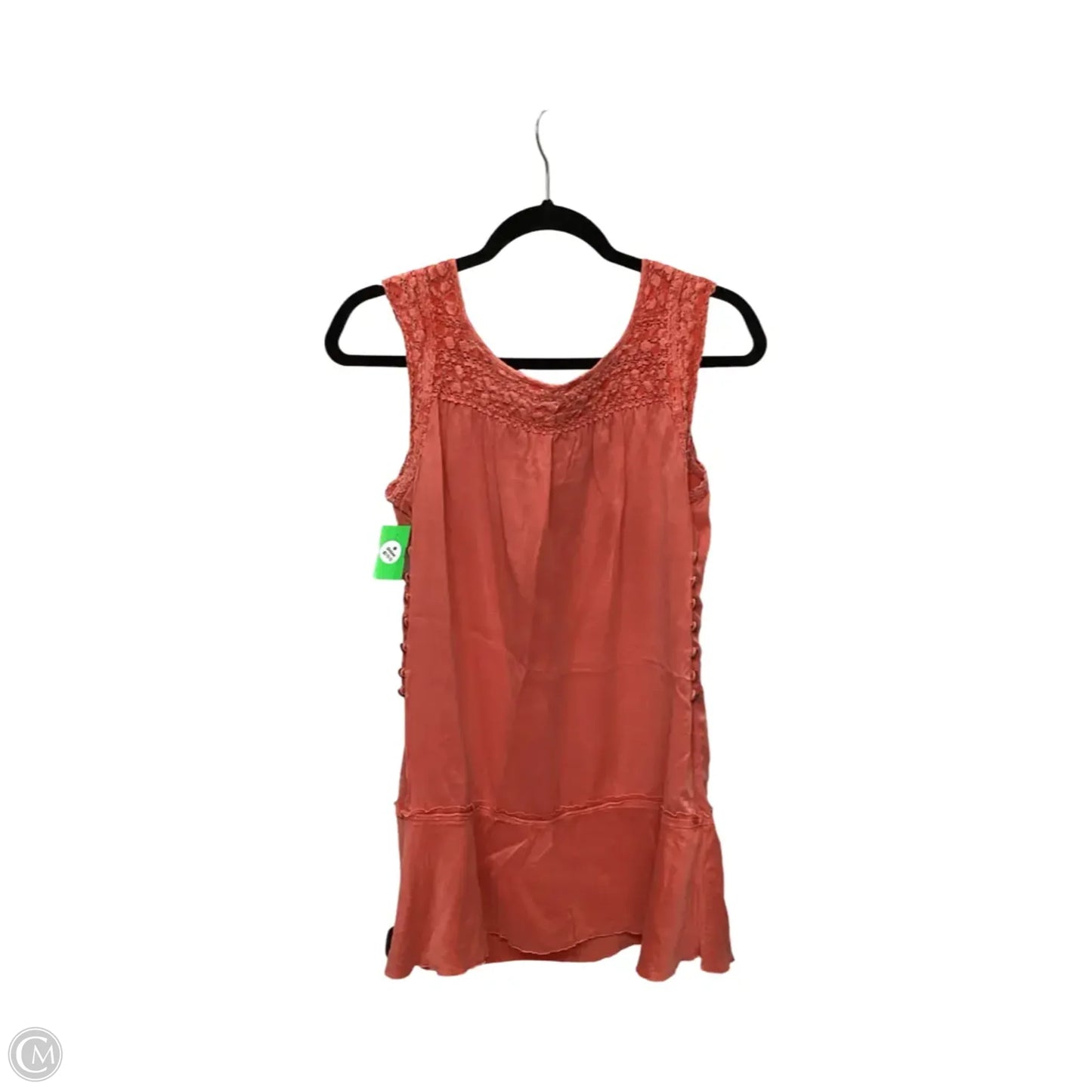 Blouse Sleeveless By Free People In Orange, Size: 8