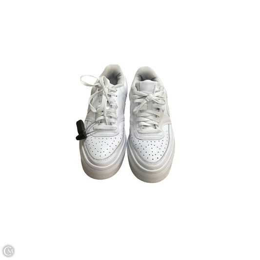 Shoes Athletic By Nike In White, Size: 9