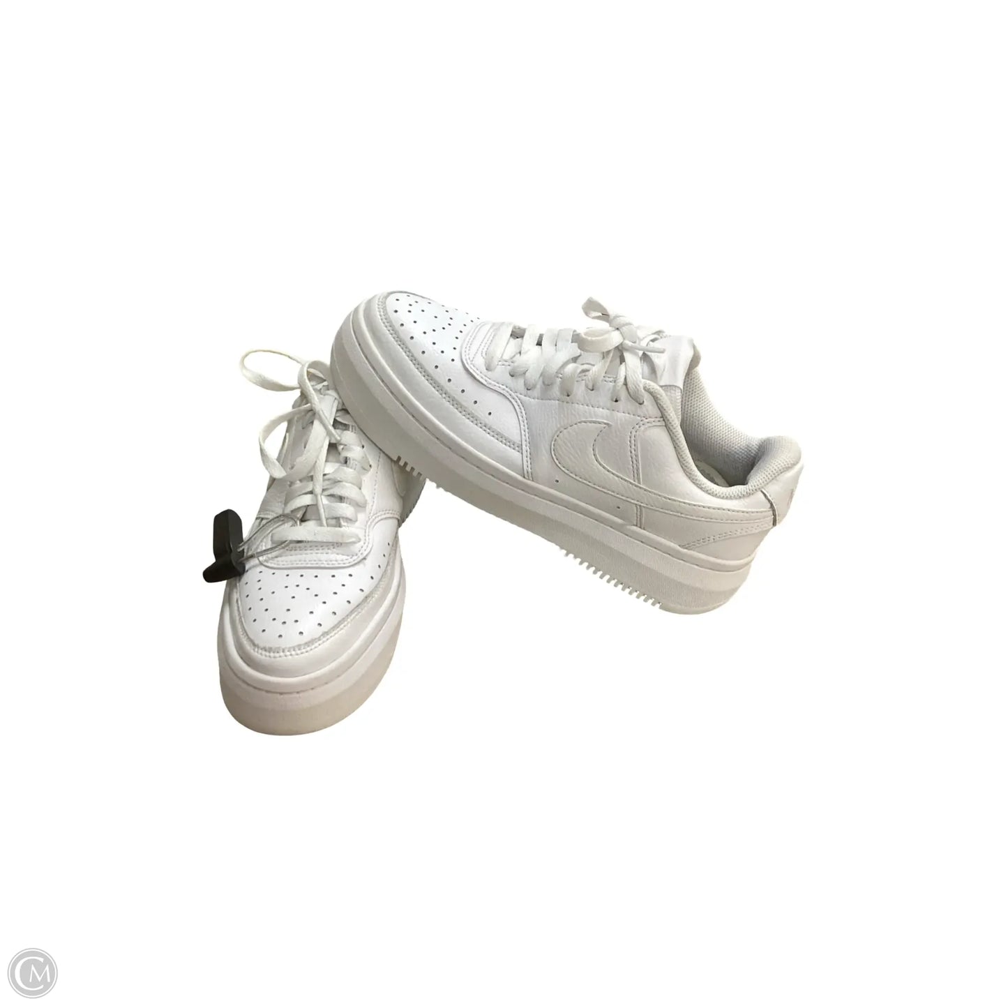 Shoes Athletic By Nike In White, Size: 9
