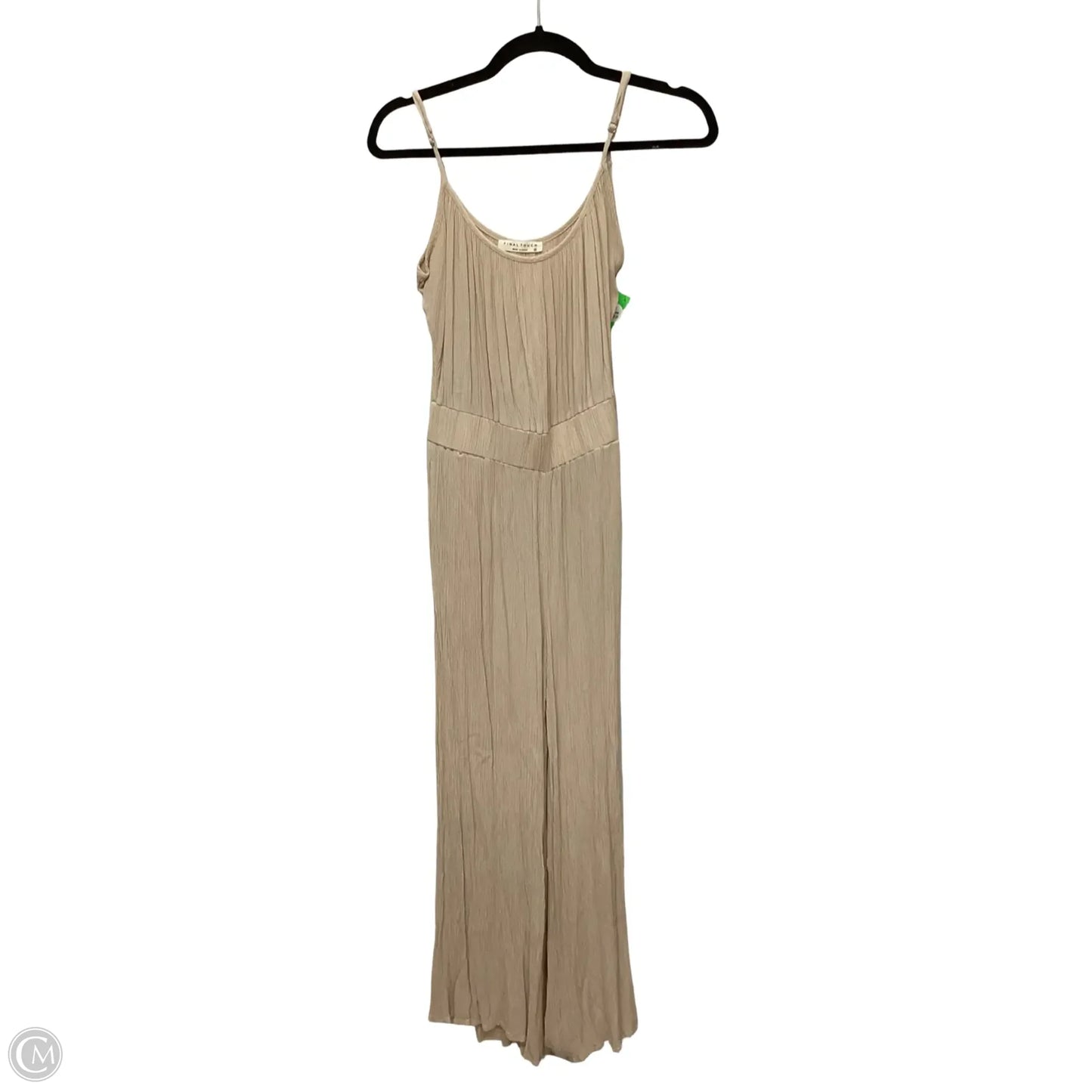 Jumpsuit By Final Touch In Beige, Size: S