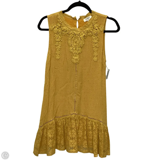 Dress Casual Short By Umgee In Yellow, Size: S
