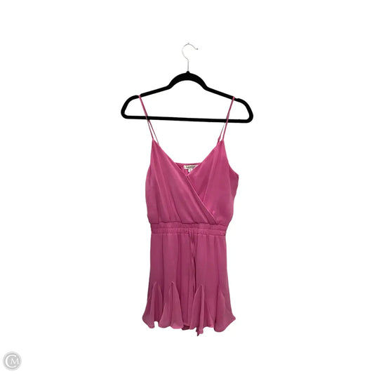 Romper By Francesca's In Pink, Size: S