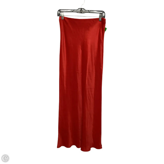 Skirt Maxi By Anthropologie In Red, Size: S