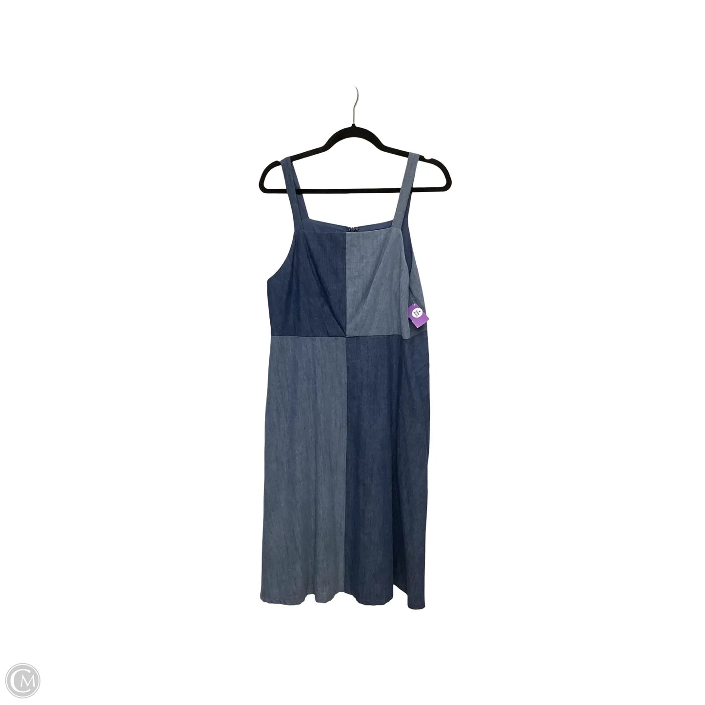 Dress Casual Short By Mustard Seed In Blue Denim, Size: L