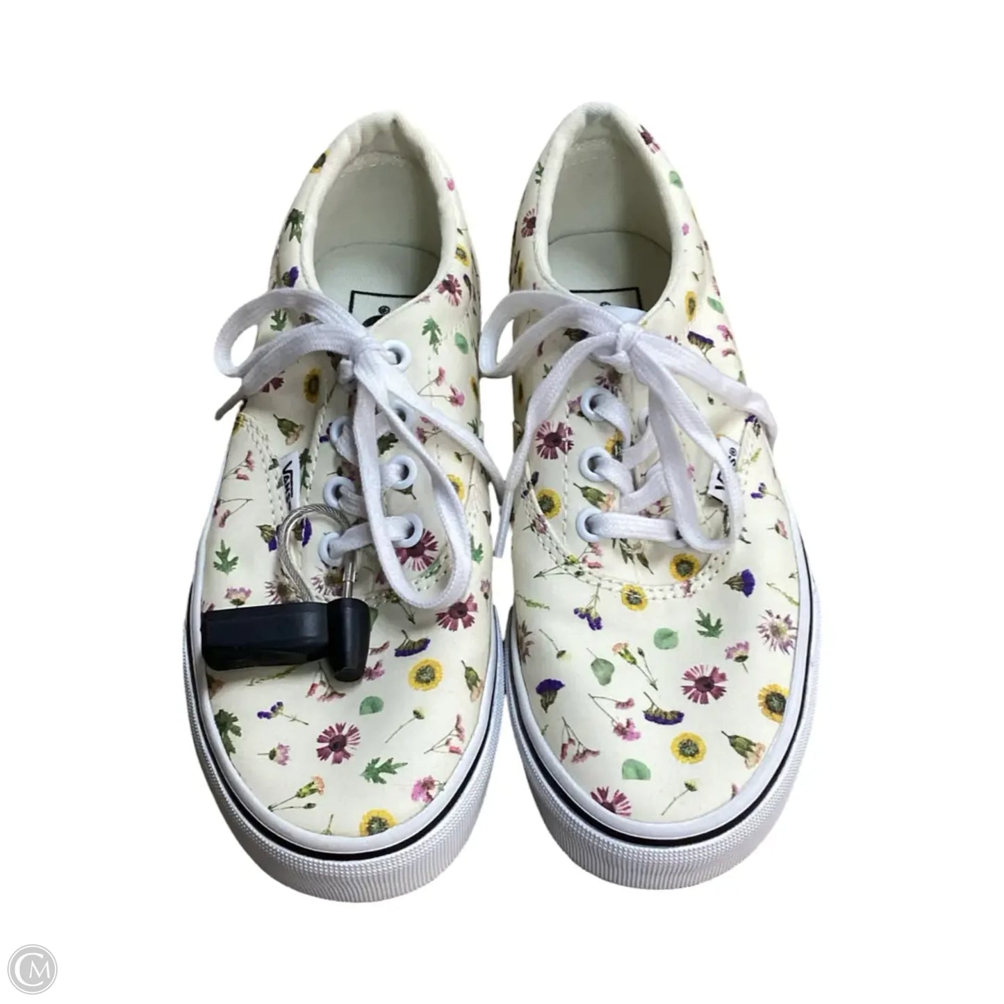 Shoes Sneakers By Vans In Floral Print, Size: 6