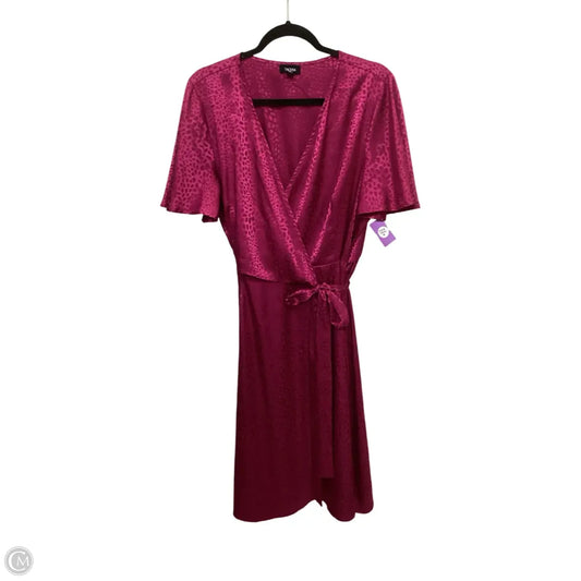 Dress Casual Midi By Tacera In Pink, Size: Xl
