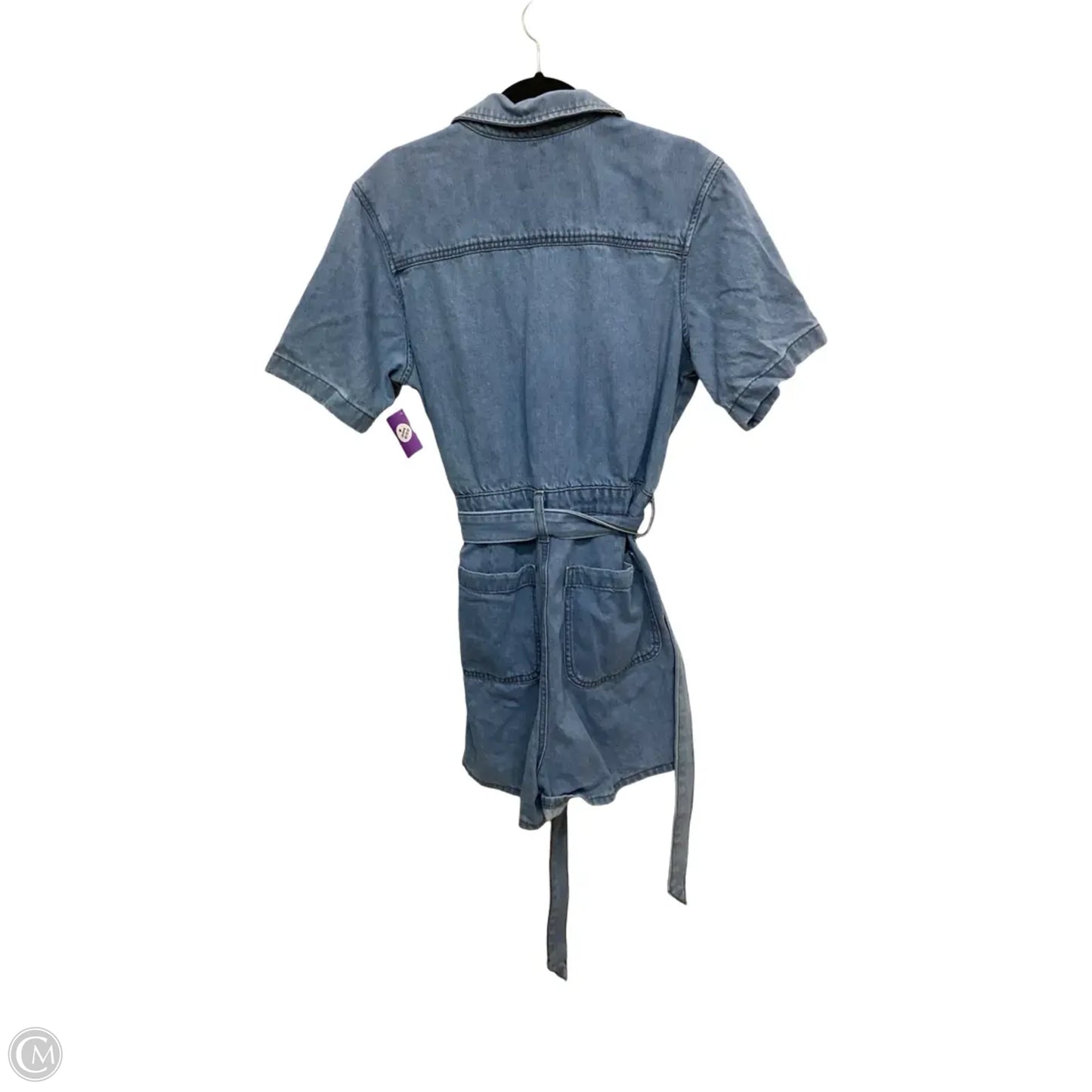 Romper By Universal Thread In Blue Denim, Size: 14
