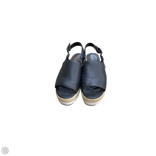 Sandals Heels Wedge By Sole Society In Black, Size: 10