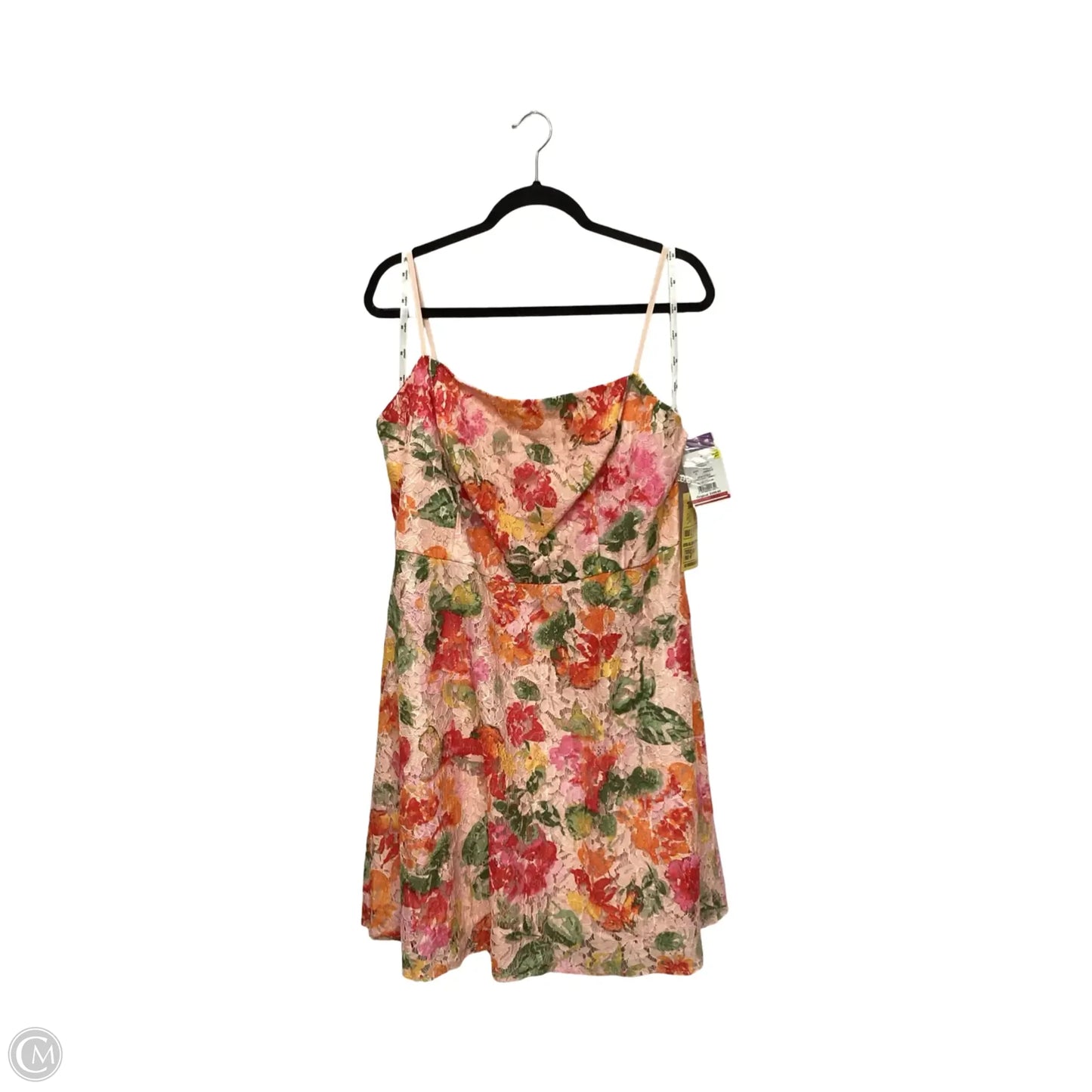 Dress Party Short By  In Floral DB Studios, Size: 18